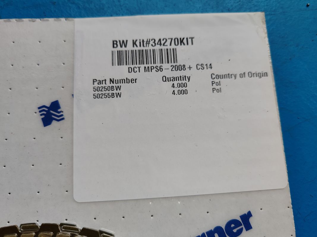 новая MPS6 6DCT450 автоматическая коробка передач трения 8 штук 34270KIT для 2006-2020 Volvo S60 2.0T