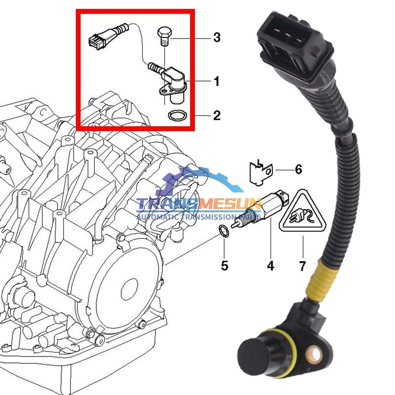 Датчик скорости передачи 24357518732 для Mini Cooper R50 R52 1.6L GACVT16Z